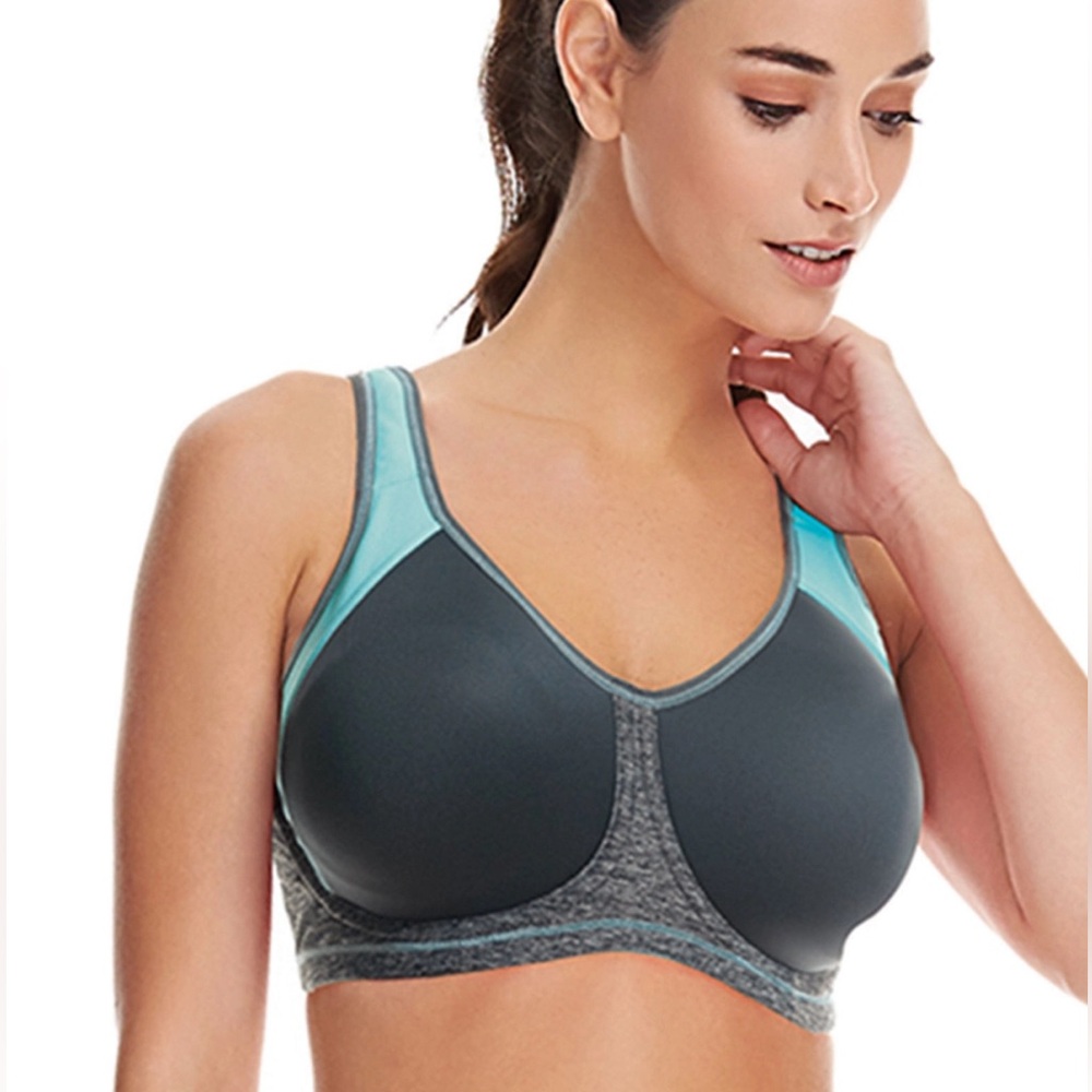 Freya Sonic Sport Underwire Spacer Bra, Color Carbon, Size 32H (US)